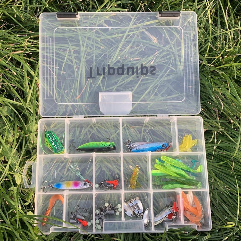 Tripquips 3600 Tackle Trays, Plastic Storage Organizer Box with Removable Dividers - Tackle Boxes - Fishing Tackle Storage - 3700 Tackle Trays - 2 Packs/4 Packs Box Organizer - Image 5